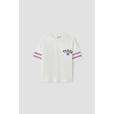 Tyess Bg Store Kız Çocuk Bej Tshirt