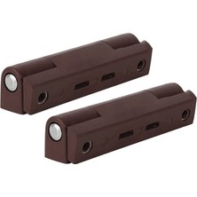 Uğur Kalıp 2 Adet Koyu Kahverengi 75 mm Menteşe Çelik - 75 mm Pvc Kapı-Pencere Mobilya Menteşesi - Koyu Kahve Menteşe