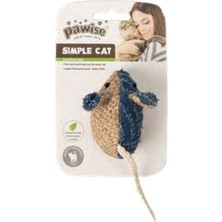 Hnrlishp Pawise Simple Cat Hasır  Oyuncağı Fare