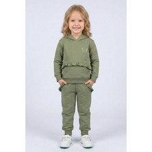 Crassi Kız Çocuk Takım Kelebek Taşlı 2 Iplik