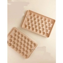 Marsilyan 2 Li Buz Kalıbı 33 Bölmeli Kristal Küre Buzluk - Mini Yuvarlak Buz Kalıbı (72)