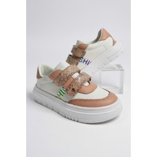 Tekiner Ortopedik %100 Hakiki Deri Spor Pudra Renkli Ayakkabının En Hafif Modeli