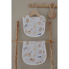 Tuğba Kuğu Müslin Önlük ve Omuz Bezi - Pureline Series - Cute Baby Toys