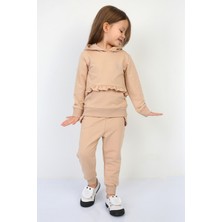 Crassi Kız Çocuk Takım Kelebek Taşlı 2 Iplik