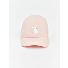 LC Waikiki Tavşan Nakışlı Kız Bebek Kep Şapka  (S6)