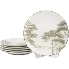 Mikasa Moor Forest Plaid 6lı Pasta Tabağı 20CM