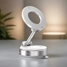 Zoli Süper Vakumlu Manyetik Mıknatıslı Telefon Araç İçi Telefon Tutucu,360 Derece Dönen Araç,Masa Telefon Tutucu