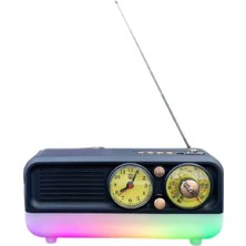 Concord NS-7210 Nostaljik Tasarım USB & Tf & Aux Fm Radyo Bluetooh Hoparlör