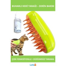 Özbience Buharlı Kedi Tarağı, Masaj Fonksiyonlu Tüy Bakım Aksesuarı