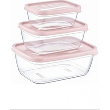 Marsilyan 3'lü Saklama Kabı Karizma DIKDÖRTGEN-ÇNK2164 (72)