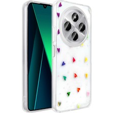 Elsah Redmi 14C 4g Uyumlu Kılıf Şeffaf Figürlü Rovena Sert Kapak
