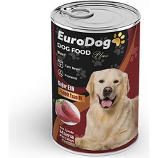 Hnrlishp Eurodog Sığır Parça Etli Yetişkin Köpek Konserve 400 gr
