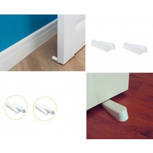 Marsilyan Kapı Stoperi - Kapı Altı Stoperi - Beyaz 8 Adet (72)