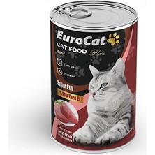 Hnrlishp Eurocat Sığır Parça Etli Yetişkin  Konserve 400 gr