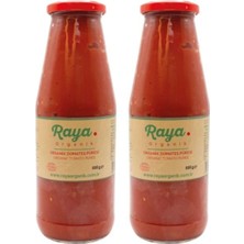 Raya Organik Organik Domates Püresi 2'li Paket (695 gr * 2)