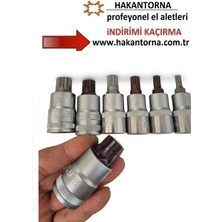 ALWAYSSPEED Ht- Rico 1/2 Kısa Lokmalı M Diş Yıldız Lokma Bits Torx Takımı 7 Parça