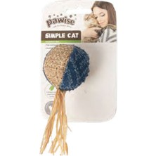 Hnrlishp Pawise Simple Cat Hasır  Oyuncağı Top