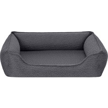Hnrlishp Pet Comfort Bro  Gri Ortopedik Köpek Yatağı M 75X60CM