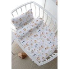 Tuğba Kuğu Anne Yanı Beşik Nevresim Takımı (60X100) - Pureline Series - Cute Baby Toys