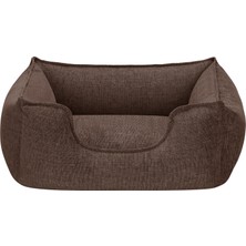 Hnrlishp Pet Comfort Alpha  Kahverengi  ve Köpek Yatağı S 60X50CM