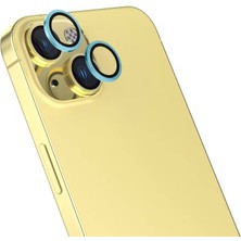 Apple iPhone 16 Zore Safir Cl-15 Parmak Izi Bırakmayan Anti-Reflective Kamera Lens Koruyucu
