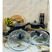 Protef Titan 7 Parça Döküm Tencere Seti