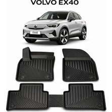 Black Gold Volvo EX40 Uyumlu 3D Premium Havuzlu Oto Paspas Volvo EX40