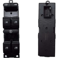 Skoda Fabia Octavia Superb 99 Ve Sonrası Uyumlu Cam Açma Duğmesi Dortlu 1J4959857A Wisco