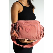 Oldso Çok Gözlü Suya Dayanıklı Paraşüt Kumaş Ayarlanabilir Çapraz Askılı Omuz Çantası