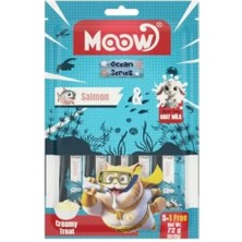 Özbience Yetişkin Kedi Için Somon ve Keçi Sütlü Sıvı Ödül Maması 6X12G