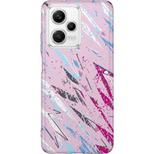 Lelia Xiaomi Poco X5 5g Uyumlu Baskılı Şeffaf Telefon Kılıfı | Koleksiyon: Colorwave Flux