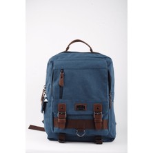 Oldso Su Geçirmez Kanvas Çok Gözlü Laptop Bölmeli Günlük & Seyahat Sırt Çantası