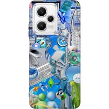 Lelia Xiaomi Poco X5 5g Uyumlu Baskılı Şeffaf Telefon Kılıfı | Koleksiyon: Aeroglass Mirage