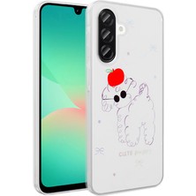 Elsah Galaxy A56 Uyumlu Kılıf Şeffaf Figürlü Rovena Sert Kapak