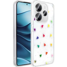 Elsah  Redmi Note 14 4g Uyumlu Kılıf Şeffaf Figürlü Rovena Sert Kapak