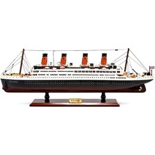 Marsilyan Özel Tasarım Ahşap Işıklı Titanik Gemi - Model 2