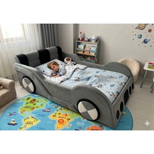 Puf Bebe Montessori Arabalı Bebek ve Çocuk Yatağı 90 x 190 cm