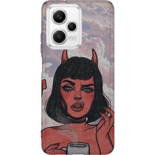 Lelia Xiaomi Poco X5 5g Uyumlu Baskılı Şeffaf Telefon Kılıfı | Koleksiyon: Queenmode Femme