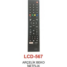 Marsilyan Arçelik - Beko 3D Smart Netflix Tv Kumandası - LCD 567 (72)