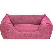 Hnrlishp Pet Comfort Alpha  Fuşya Köpek Yatağı M 80X65CM