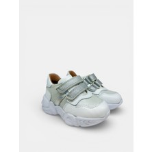 Tekiner Hakiki Deri Ortopedik Beyaz Çocuk Spor Ayakkabı