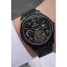 Showtime Siyah Paslanmaz Çelik Erkek Kol Saati Siyah