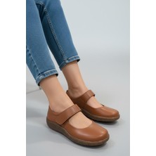 Cozi Company %100 Hakiki Deri Tam Ortopedik Bantlı Babet Ayakkabı