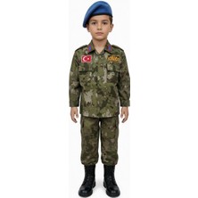 Mercantex Single Sword Unisex/erkek/kız Çocuk Polis-Asker Kıyafeti Elbisesi Üniforma Takımı