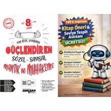 Ankara Yayıncılık 8. Sınıf Sözel Sayısal Mantık Muhakeme Güçlendiren Soru Bankası + 199 Tl Seviye Tespit ve Kitap Öneri Asistanı Hediye (Yeni Baskı)