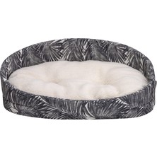 Hnrlishp Pet Comfort Porto Köpek Yatağı Siyah-Beyaz 70X55CM