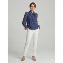 On Triko Boyun Bağlamalı Bluz 72351