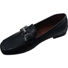 Modayak Tfm Siyah Bronz Kemer Tokalı  Cilt  Kadın Babet