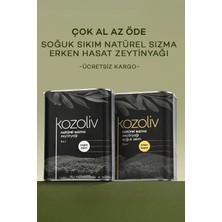 Kozoliv Soğuk Sıkım Natürel Sızma Zeytinyağı 2 Lt + Erken Hasat Soğuk Sıkım Zeytinyağı 2 Lt