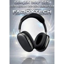 FaroxTech Airpro Kulaklık | Bluetooth Kulaklık | Yumuşak ve Sağlam Yapı | Bluetooth | Süper Bass | Mikrofon
